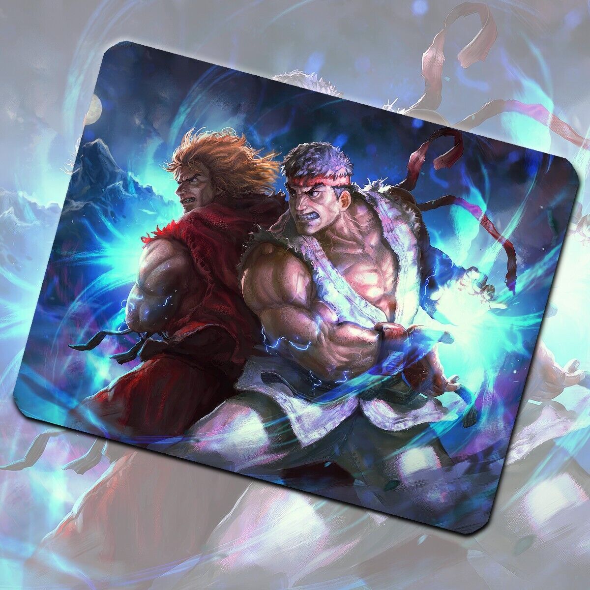 Mouse Pad Fan Art " Street Fighter '" Anime Manga Videogames Movies