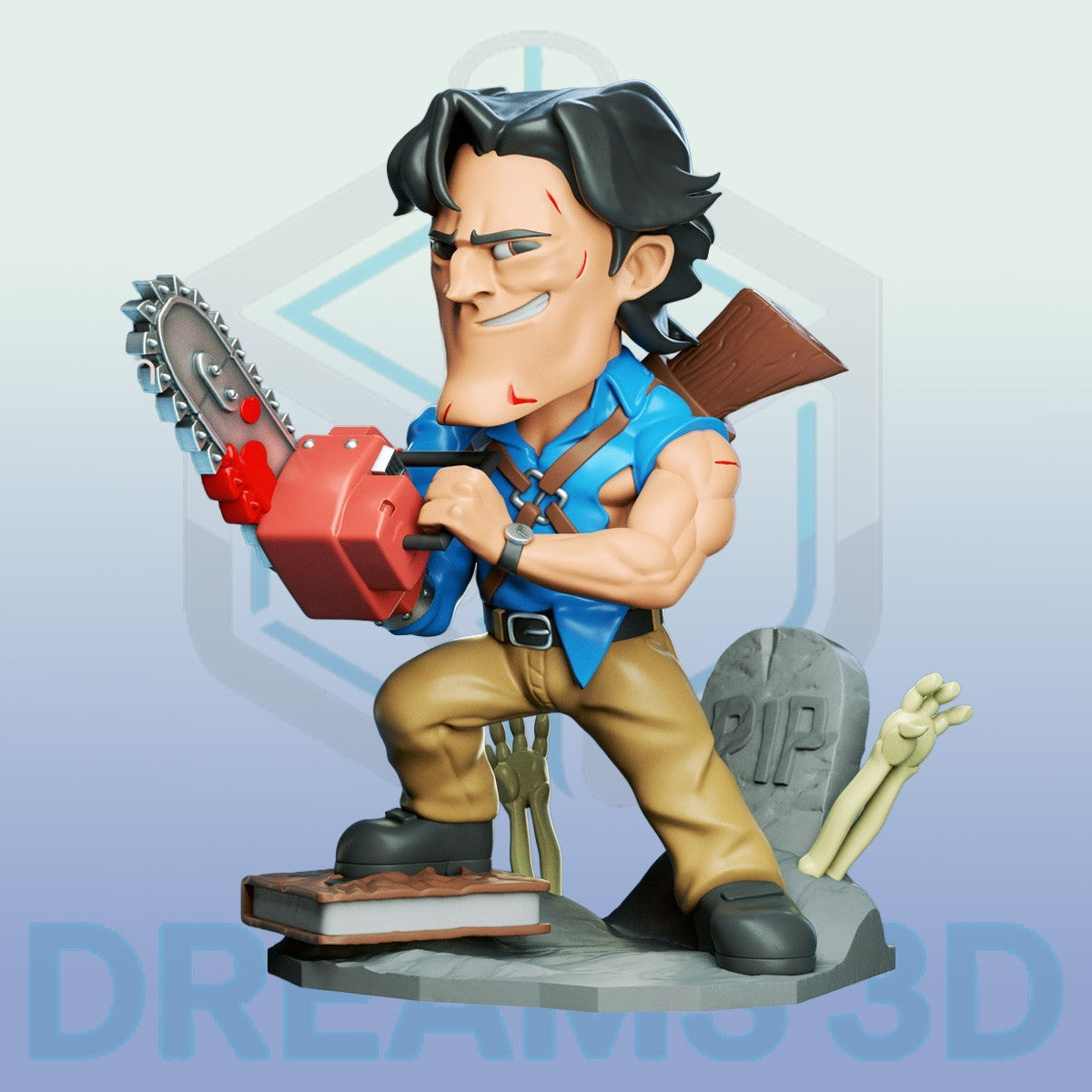 Action Figure Chibi 15cm stampata in 3D – Fan Art da collezione 04