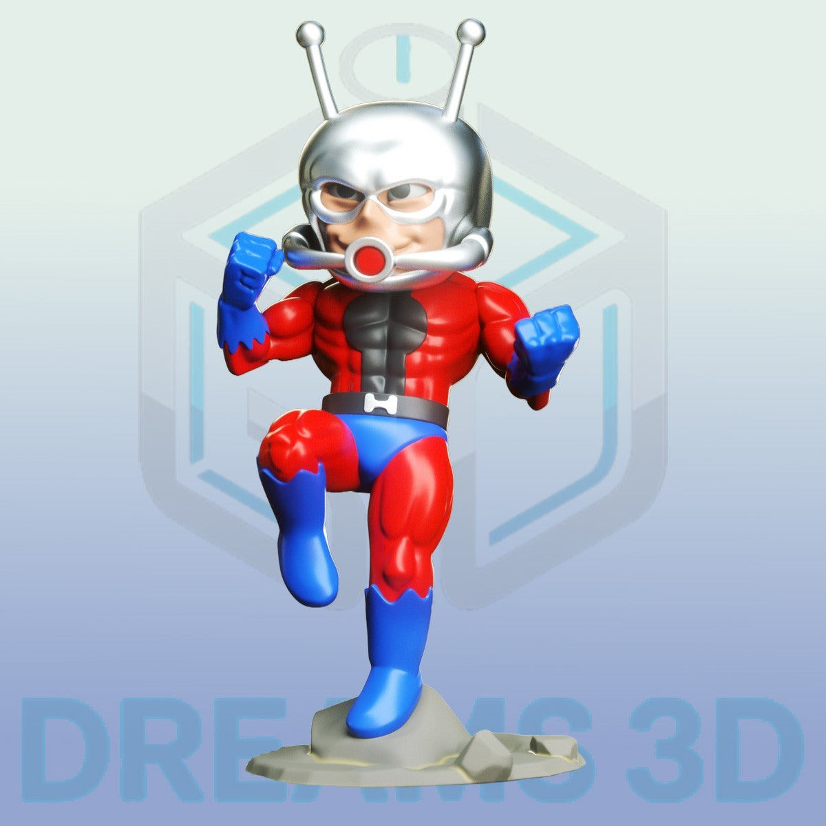 Action Figure Chibi 15cm stampata in 3D – Fan Art da collezione 03