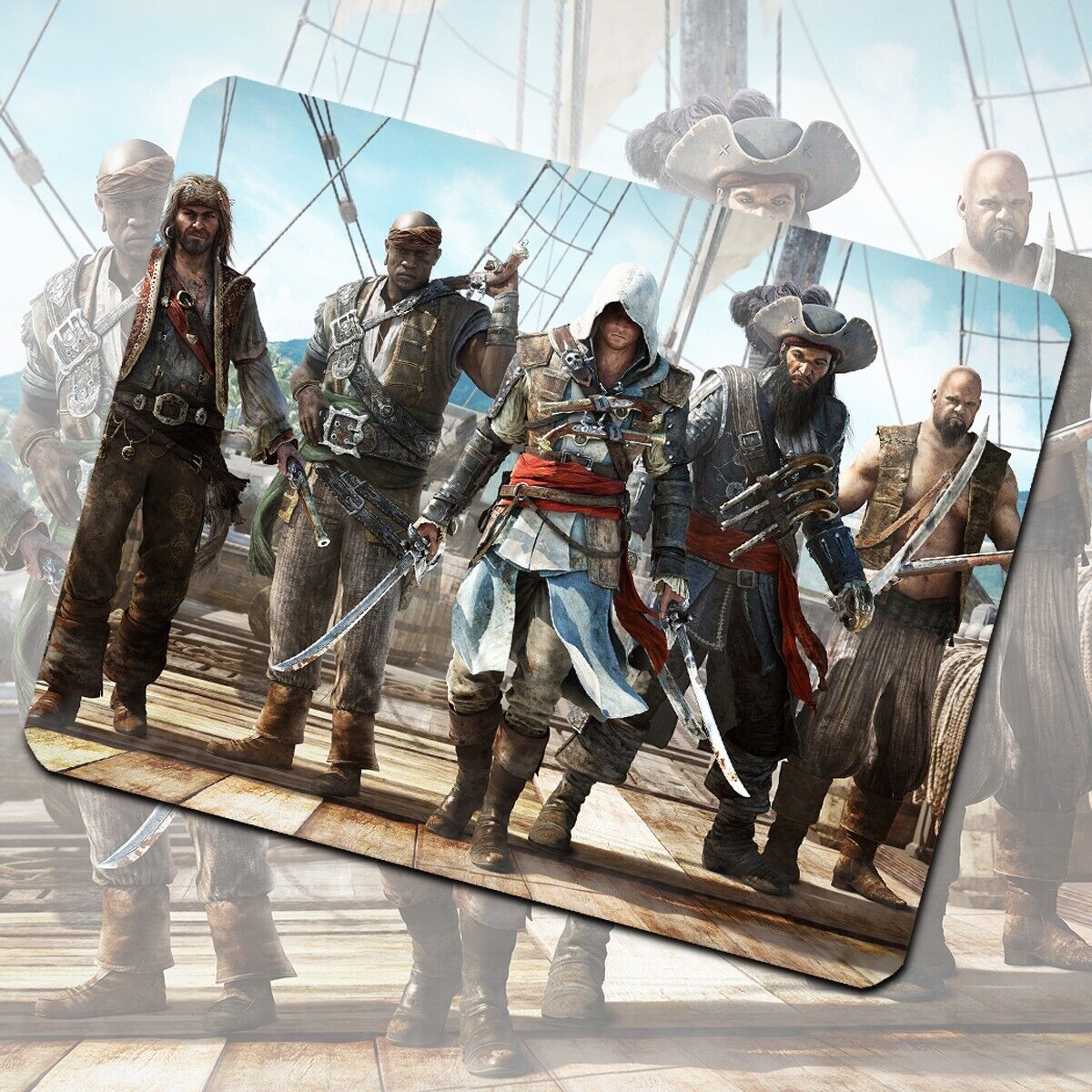 Mouse Pad Fan Art " Assassin's Creed '" Anime Manga Videogames Movies NGM01
