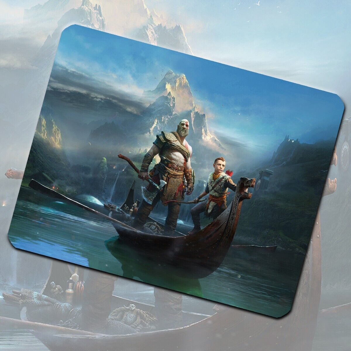 Mouse Pad Fan Art " God of War '" Anime Manga Videogames Movies