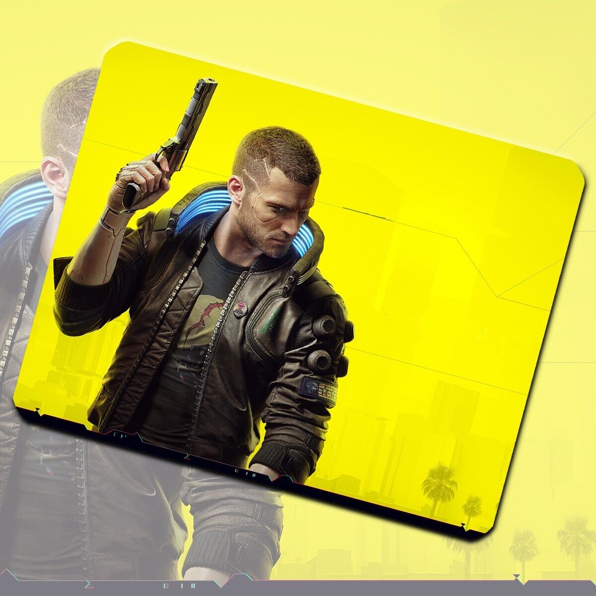Mouse Pad Fan Art " CyberPunk '" Anime Manga Videogames Movies