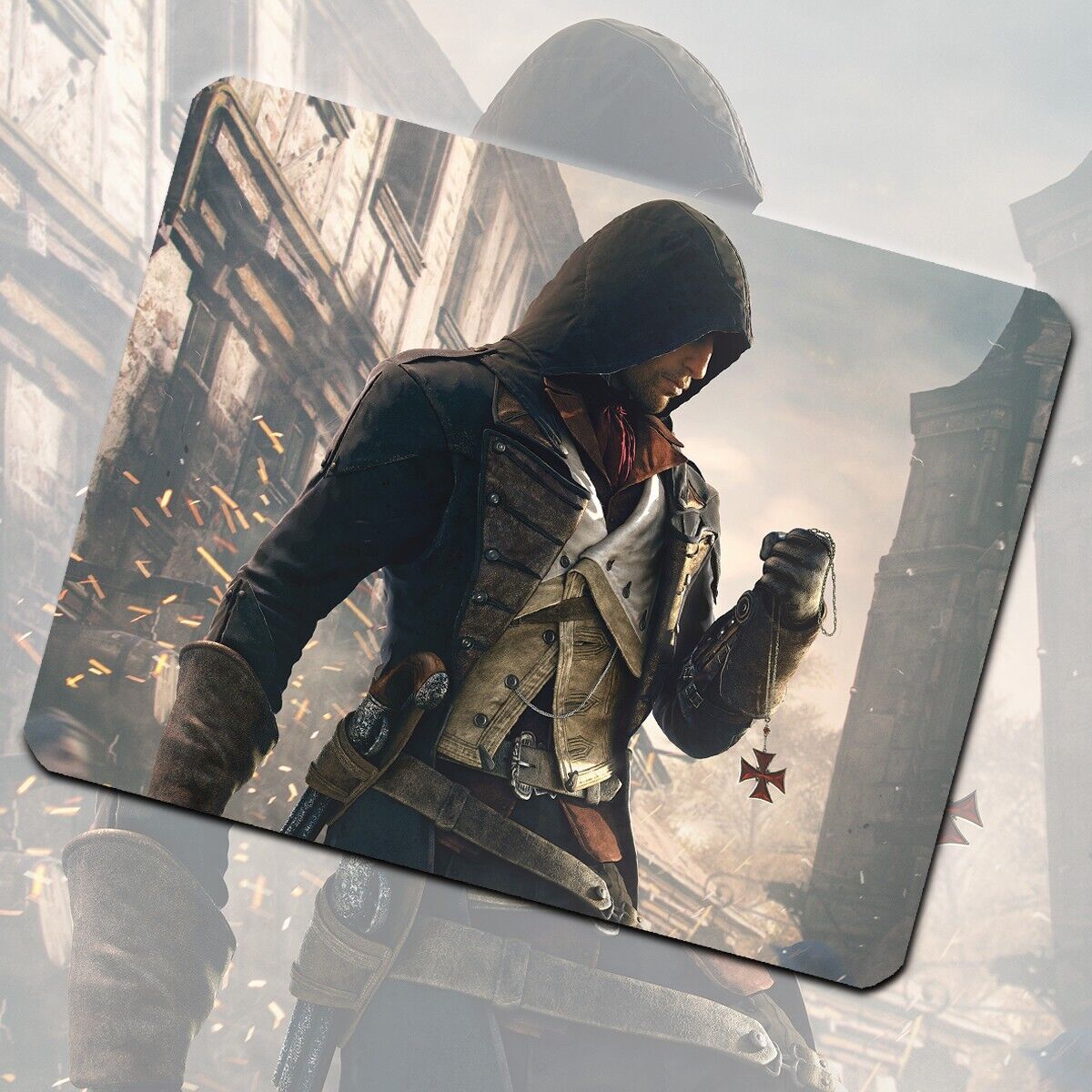 Mouse Pad Fan Art " Assassin's Creed '" Anime Manga Videogames Movies NGM03