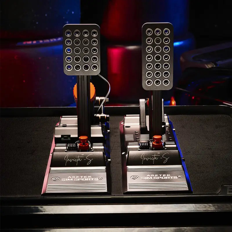 Asetek Simsports Invicta™ Serie S T.H.O.R.P.™ II - Pedali acceleratore e freno