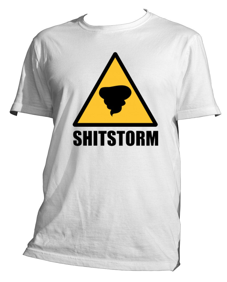 T-Shirt divertente regalo scherzo "Shitstorm"