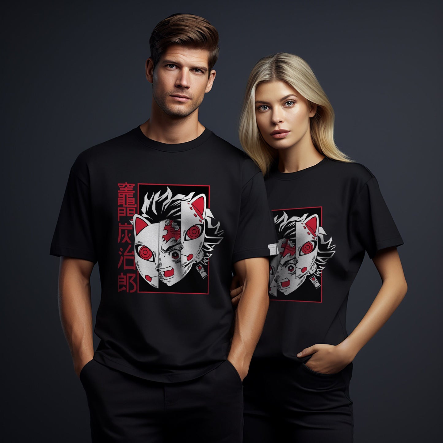T-Shirt maglietta FanArt Demon Slayer V424 Anime Manga Videogames Film SerieTV