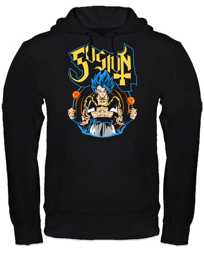 Felpa con cappuccio anime manga Dragonball fan art scegli la tua