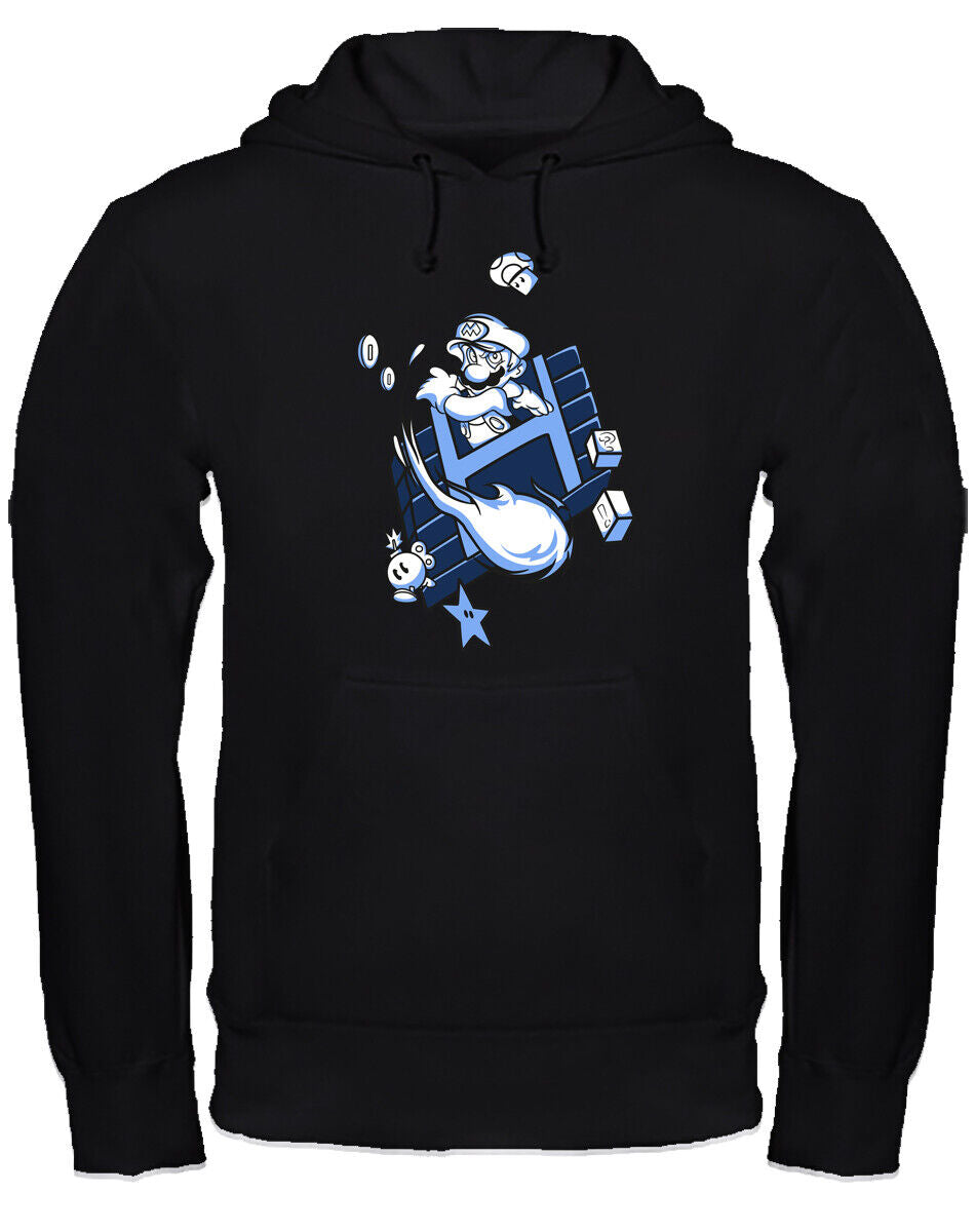 Felpa con cappuccio anime manga fan art scegli la tua