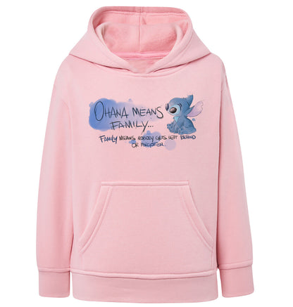 Felpa Bambino con cappuccio Stitch anime manga fan art scegli la tua