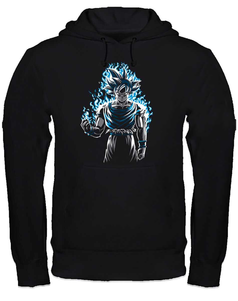 Felpa con cappuccio anime manga Dragonball fan art scegli la tua