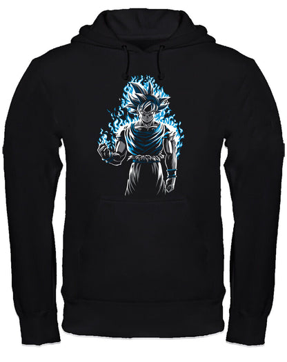 Felpa con cappuccio anime manga Dragonball fan art scegli la tua
