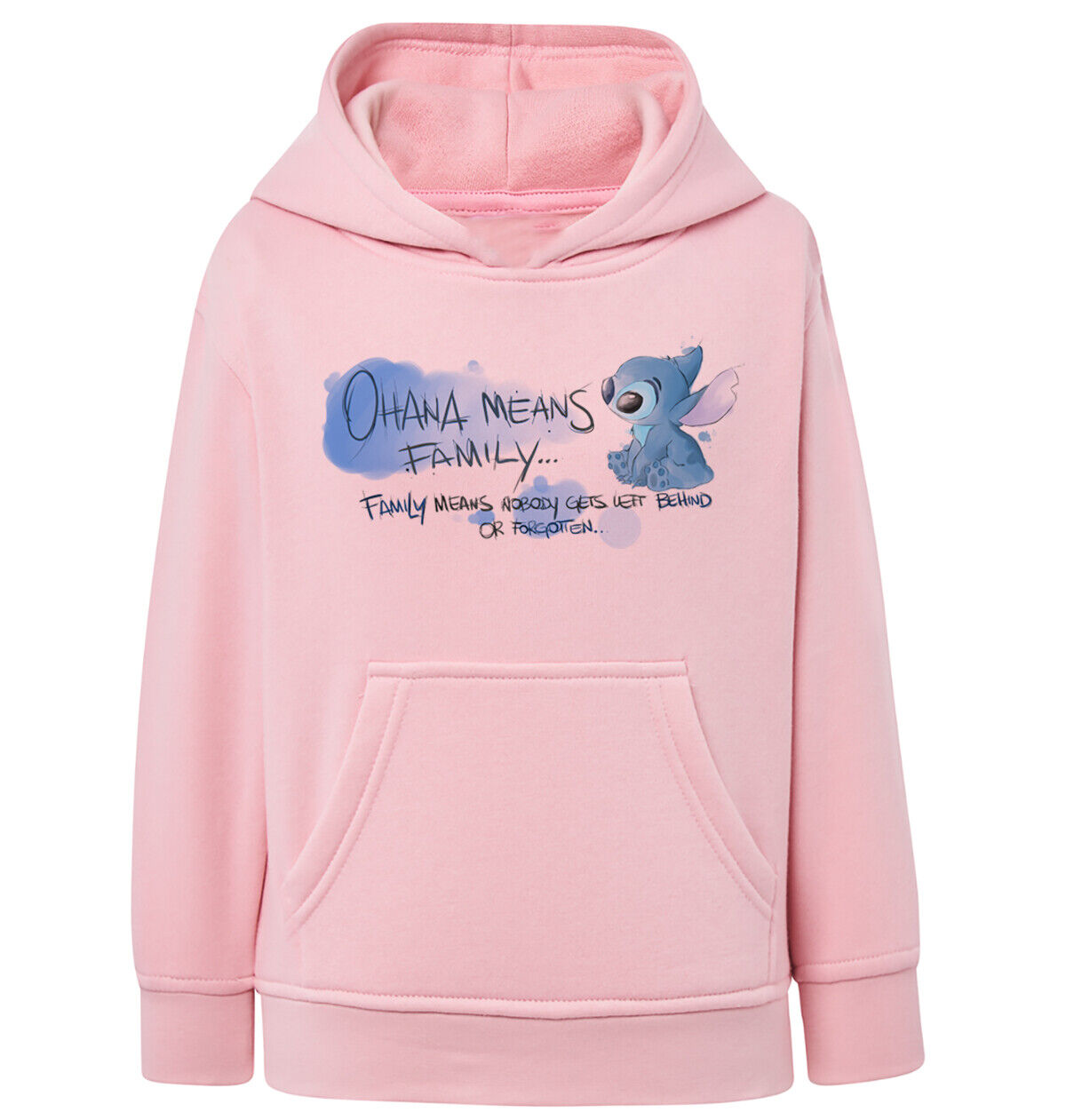 Felpa Bambino con cappuccio Stitch anime manga fan art scegli la tua