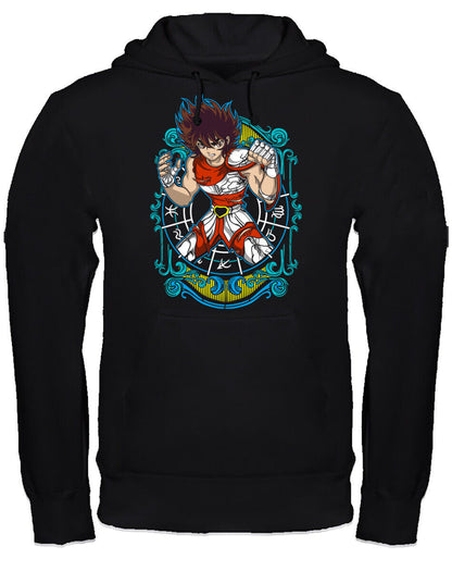 Felpa con cappuccio anime manga fan art scegli la tua