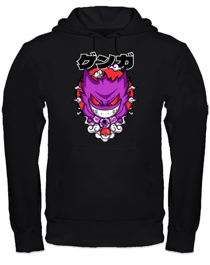 Felpa con cappuccio anime manga fan art scegli la tua