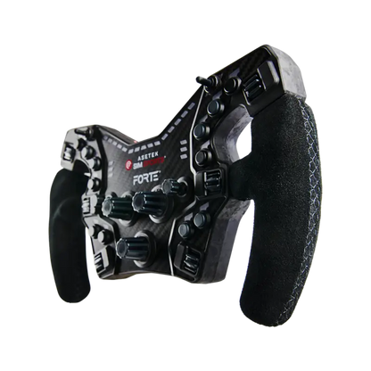 Maniglie del volante Asetek SimSports Formula Regular con pelle scamosciata