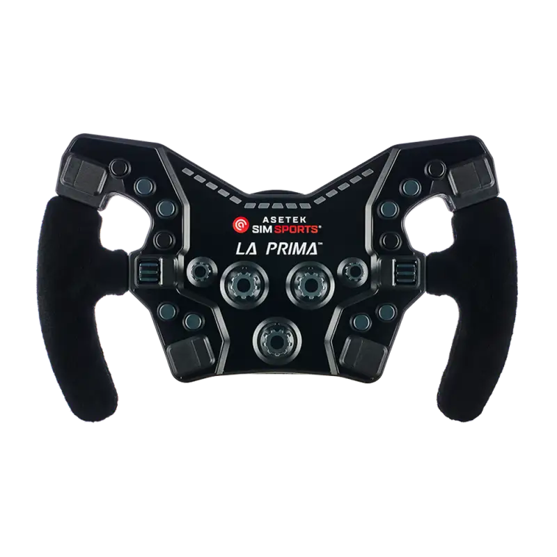 Maniglie del volante Asetek SimSports Formula Regular con pelle scamosciata