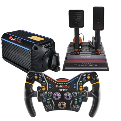 Asetek SimSports Forte 18Nm e Pedali Forte PS Bundle