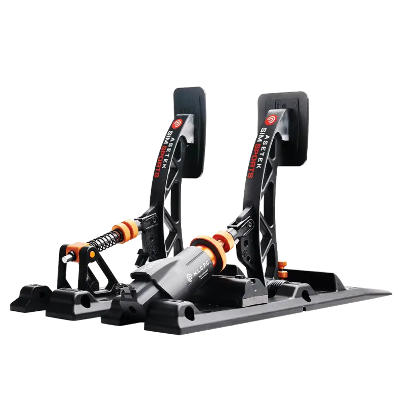 Pedali dell'acceleratore e del freno Asetek SimSports Forte serie S