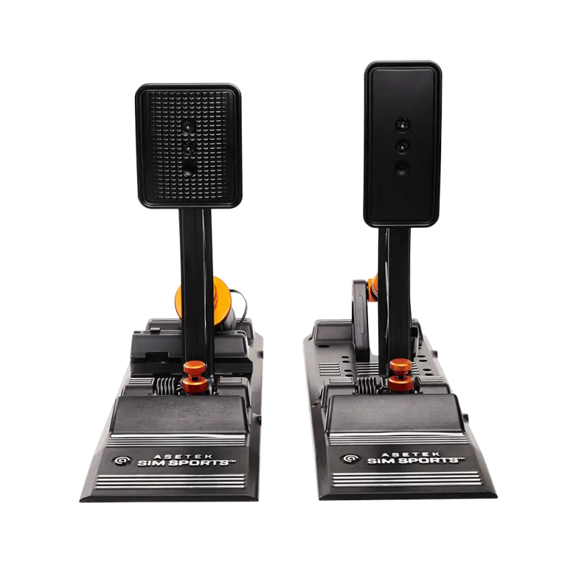 Pedali dell'acceleratore e del freno Asetek SimSports Forte serie S