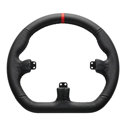 Asetek SimSports GT Chiuso D Cerchio in pelle nera