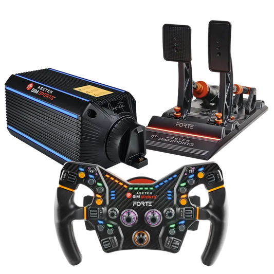 ASETEK SIMSPORTS INVICTA 27NM FORTE RUOTA E PEDALI - BUNDLE