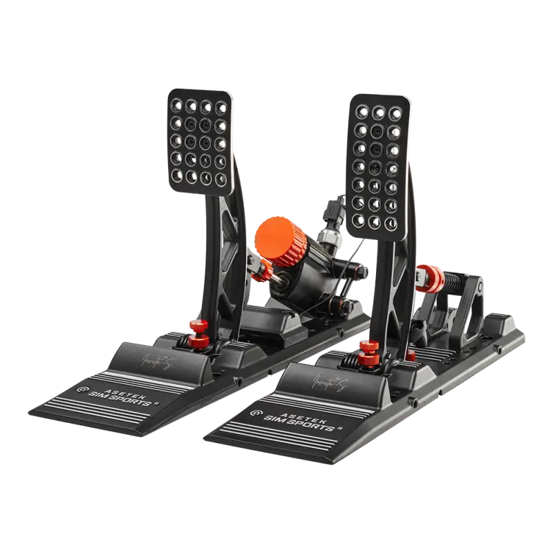 Asetek Simsports Invicta™ Serie S T.H.O.R.P.™ II - Pedali acceleratore e freno