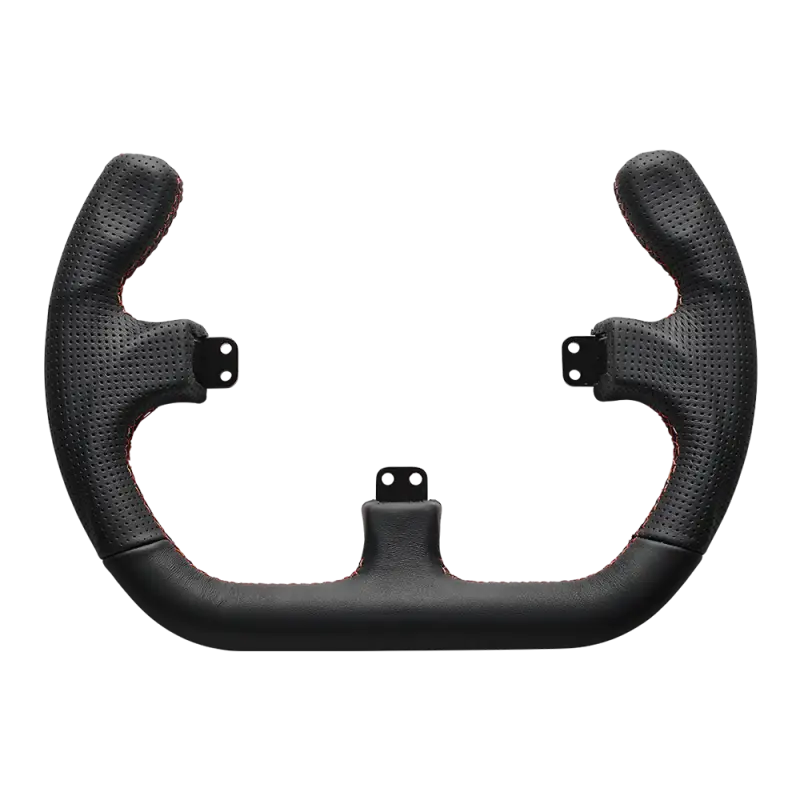 Asetek SimSports Open D Cerchio in pelle nera