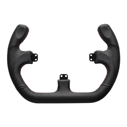Asetek SimSports Open D Cerchio in pelle nera