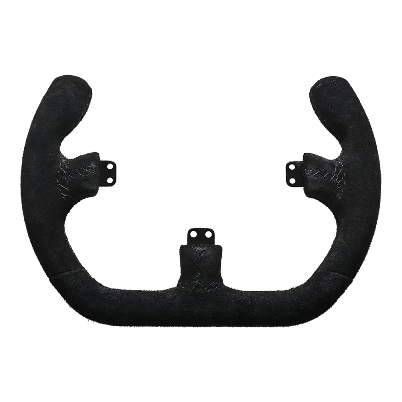 Asetek SimSports Open D Cerchio in pelle scamosciata nera