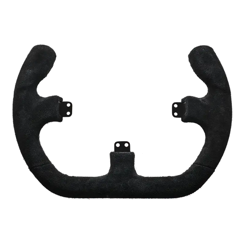 Asetek SimSports Open D Cerchio in pelle scamosciata nera