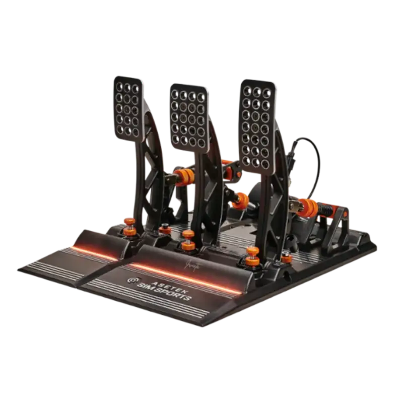 Asetek SimSports® Invicta™ Pedali idraulici - Acceleratore, freno e frizione