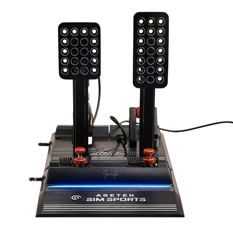 Asetek SimSports® Invicta™ Pedali idraulici - Acceleratore, freno e frizione
