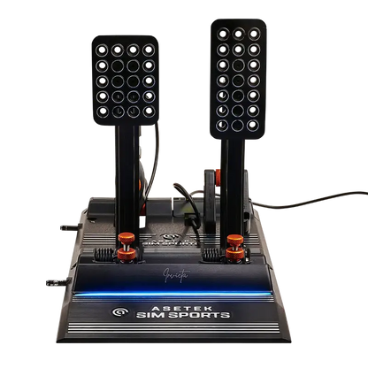 Asetek SimSports® Invicta™ Pedali idraulici - Acceleratore, freno e frizione