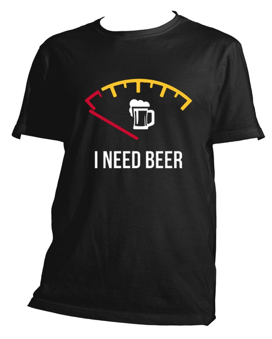 T-Shirt maglietta "Need Beer" regalo divertente