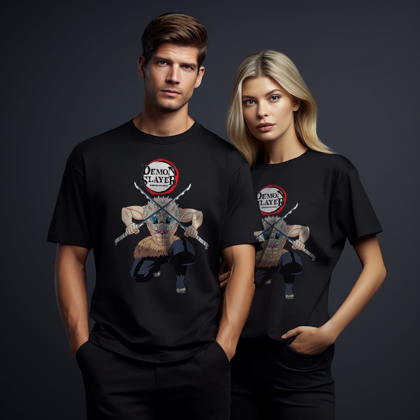 T-Shirt maglietta FanArt Demon Slayer Anime Manga Videogames Film SerieTV