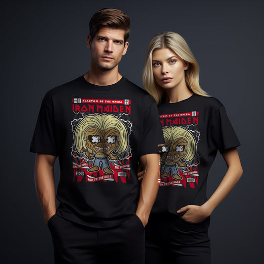 T-Shirt maglietta FanArt Iron Maiden Manga Videogames Film SerieTV Music