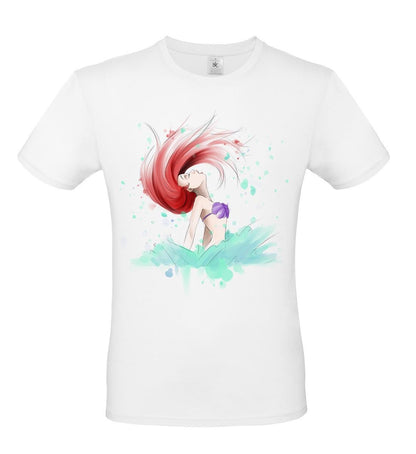 T-Shirt fan art Ariel la Sirenetta illustrazione by didibi illustrazioni