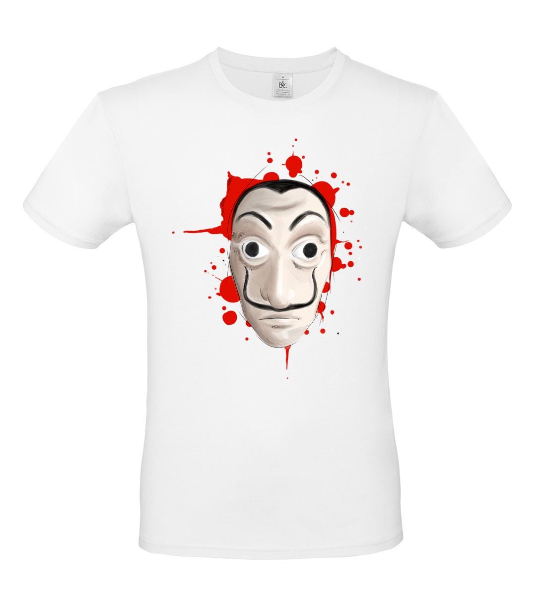 T-Shirt fan art La Casa di Carta illustrazione by didibi illustrazioni