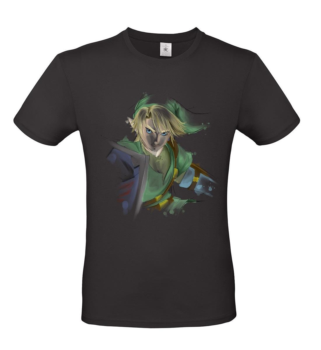 T-Shirt fan art Link Zelda illustrazione by didibi illustrazioni