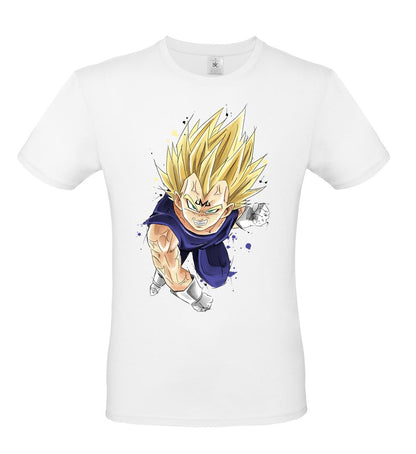 T-Shirt fan art Dragonball Majin Vegeta illustrazione by didibi illustrazioni