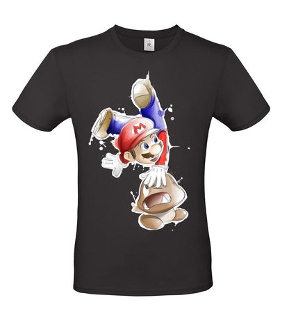 T-Shirt fan art Vintage Super Mario illustrazione by didibi illustrazioni