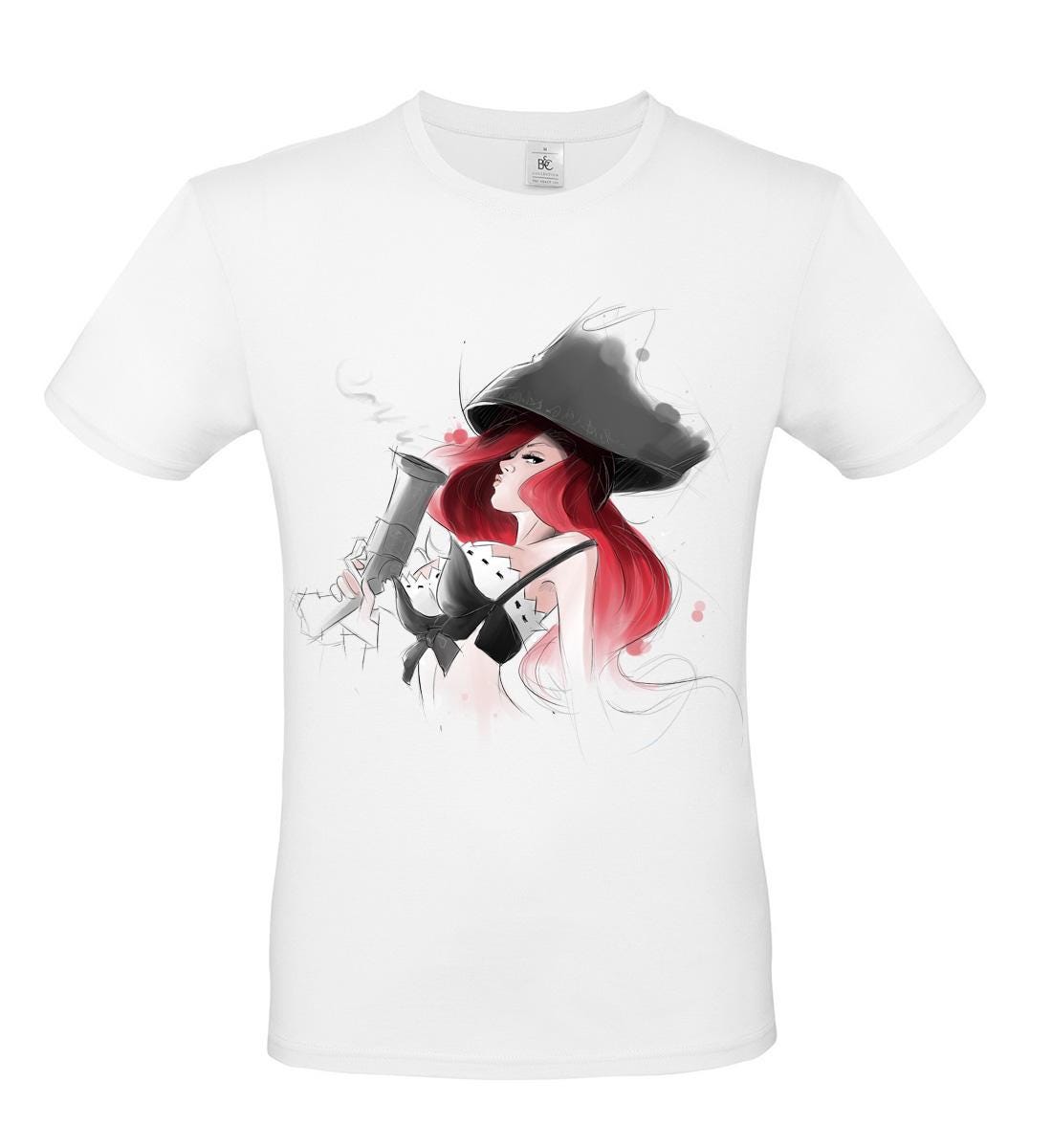 T-Shirt fan art Miss Fortune League of Legend illustrazione by didibi illustrazioni