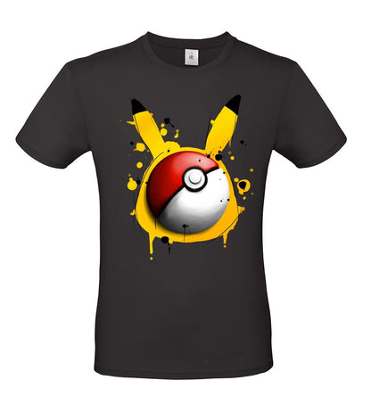 T-Shirt fan art Poke Ball Pikachu illustrazione by didibi illustrazioni