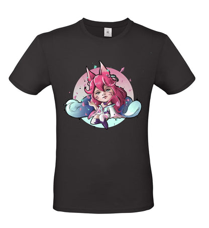 T-Shirt fan art Ahri League of Legends illustrazione by didibi illustrazioni