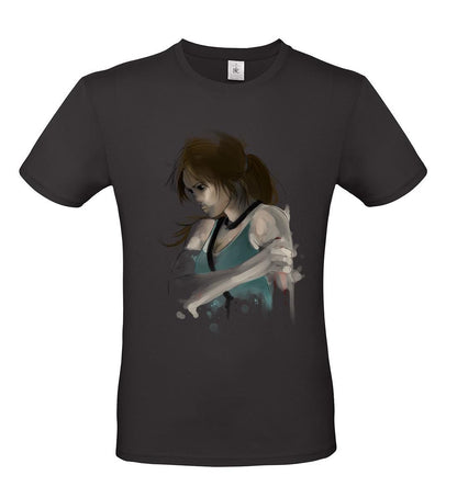 T-Shirt fan art Vintage Lara Croft Tombraider illustrazione by didibi illustrazioni