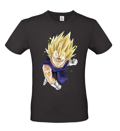 T-Shirt fan art Dragonball Majin Vegeta illustrazione by didibi illustrazioni