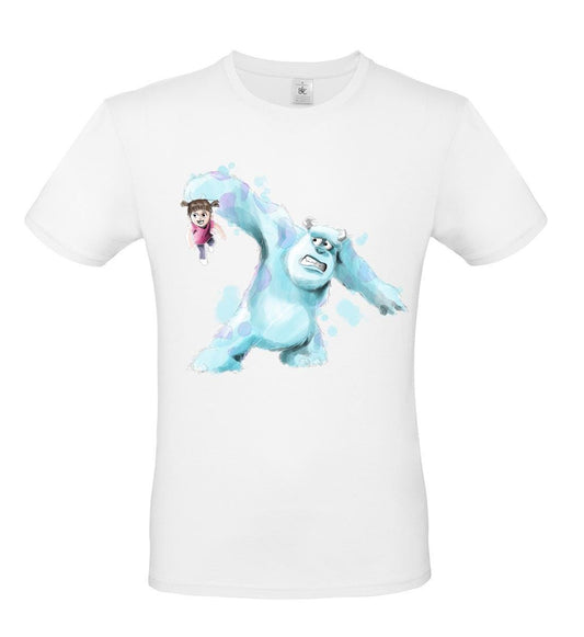 T-Shirt fan art Monster & Co. illustrazione by didibi illustrazioni