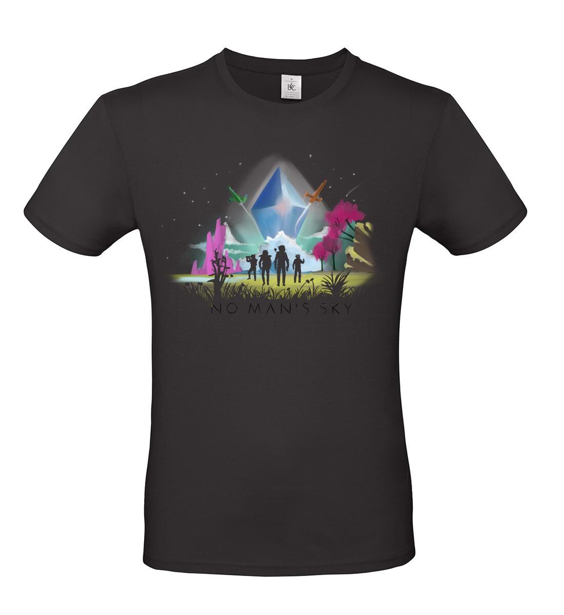 T-Shirt fan art No Man's Sky  illustrazione by didibi illustrazioni
