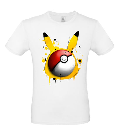 T-Shirt fan art Poke Ball Pikachu illustrazione by didibi illustrazioni
