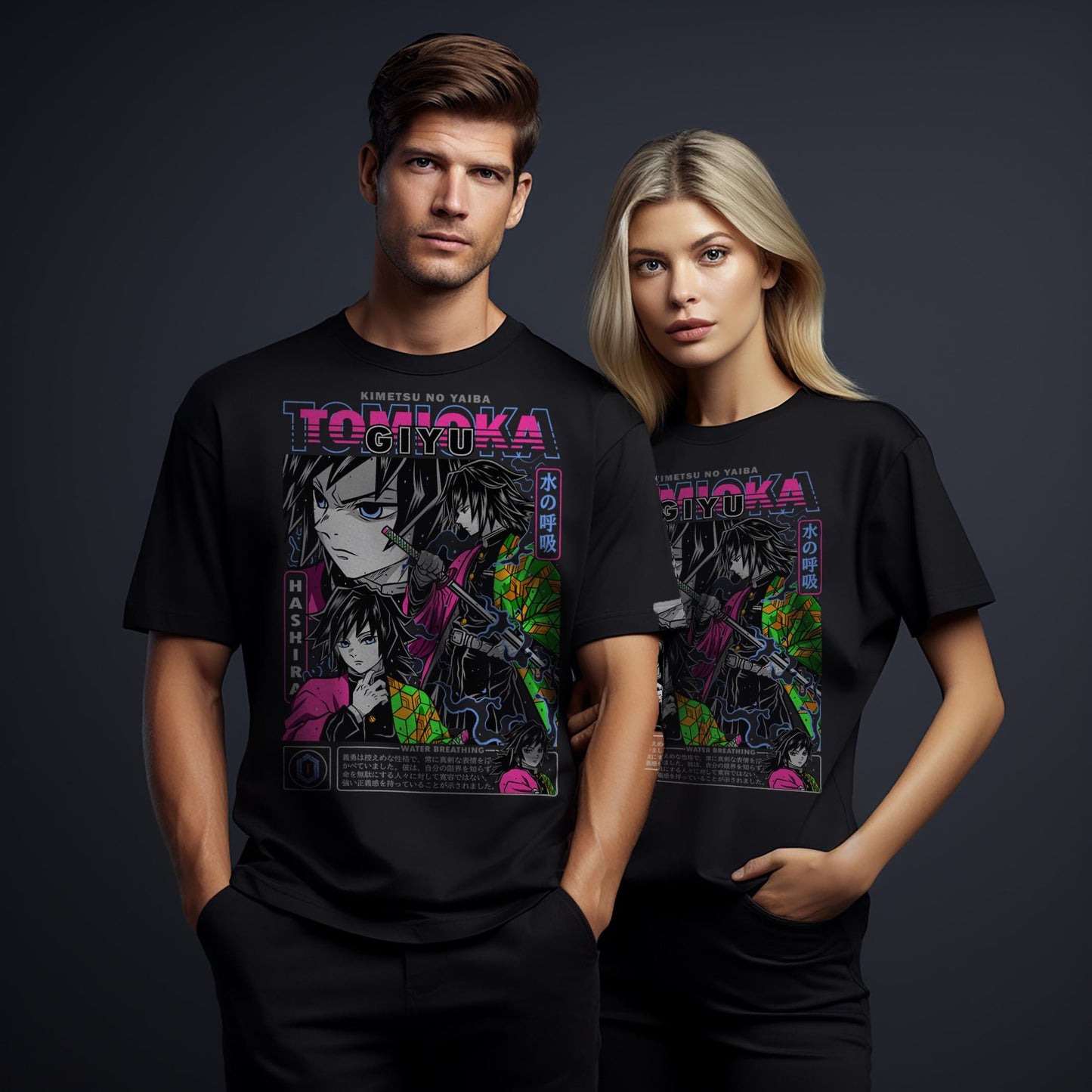 T-Shirt maglietta FanArt Tomioka Manga Videogames Film SerieTV Music